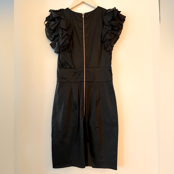 French Connection Black Holiday Dress. Size US 0. - Picture 3 of 6
